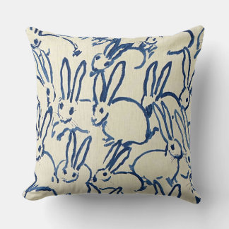Navy Blue Hutch Designer Pillow
