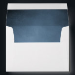 Navy Blue Interior Wedding Invitation Envelope<br><div class="desc">Add an extra special touch to your wedding invitations with these custom envelopes that have a dark navy blue colored interior and your name and address in elegant black printing on the back flap.</div>