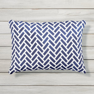 Navy Blue Japanese Reversible Pillow