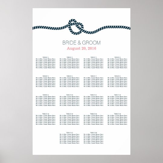 The Knot Wedding Seating Chart