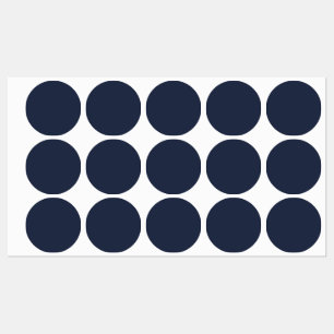 Navy Blue Labels
