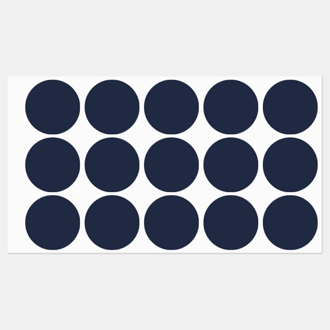Navy Blue Labels (Sheet)