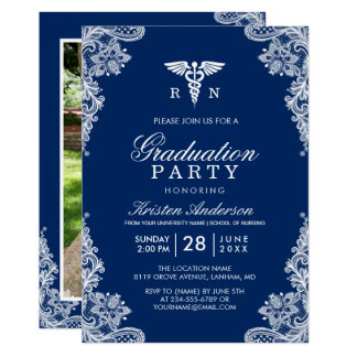 nursing graduation party invitations