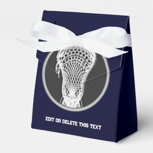 Navy_blue Lacrosse Sports Favor Boxes