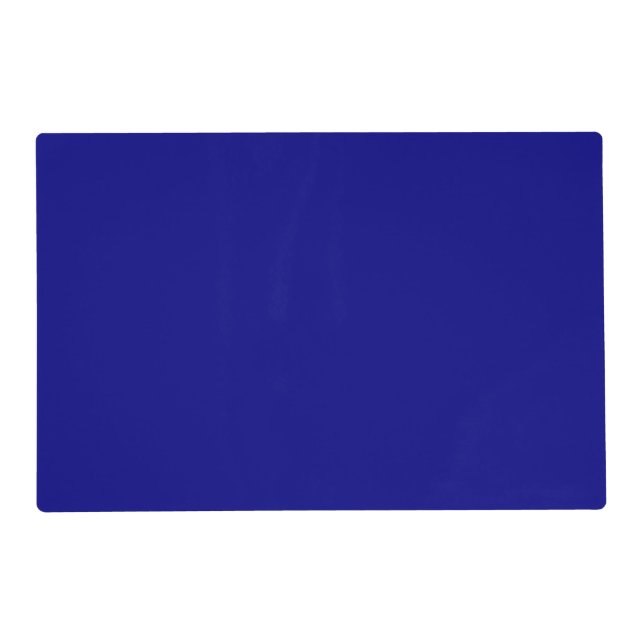 Navy Blue Laminated Placemat (Front)