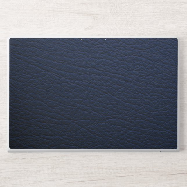 navy blue leather HP EliteBook 850 G5/G6, 755 G5/G Laptop Skin (Front)