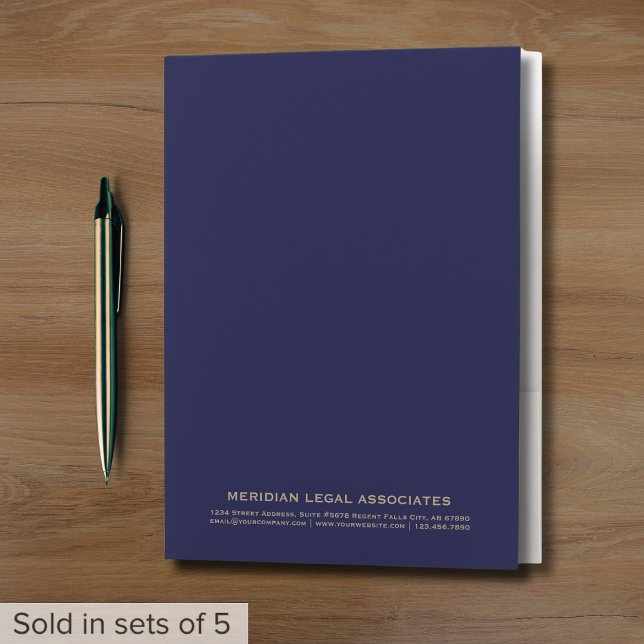 Navy Blue Legal Document Folder (Creator Uploaded)