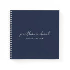 Navy Blue Letters to My Son Memory Keepsake