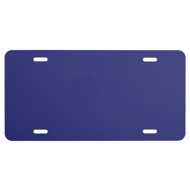 “Navy Blue” License Plate (Front)