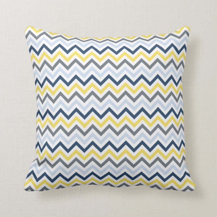 yellow and gray throw pillows