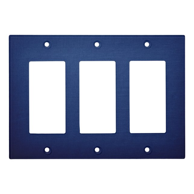 Navy Blue Light Switch Cover (Front)