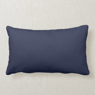 Navy Blue Lumbar Pillow