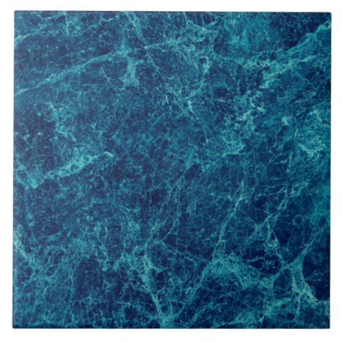 Navy Blue Marble Texture Ceramic Tile