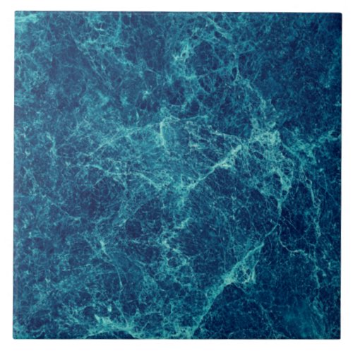 Navy Blue Marble Texture  Ceramic Tile