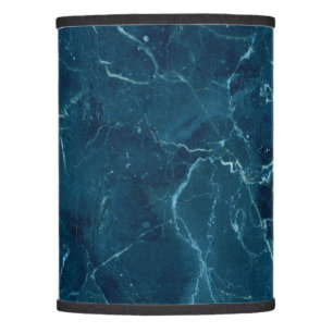 Navy Blue Marble Texture Lamp Shade