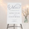 Navy Blue Minimalist Rehearsal Dinner Foam Board