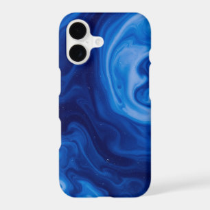 navy blue mixture of colors with olive green iPhone 17 case