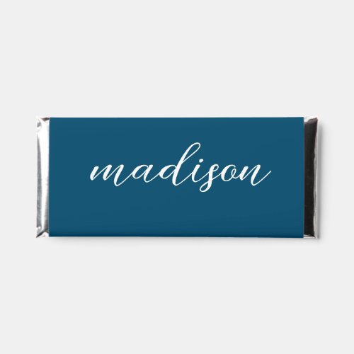 Navy Blue Monogrammed  Hershey Bar Favors