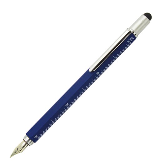 Navy Blue Monteverde Multi Function Fountain Pen (Front)
