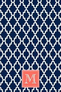 C And Navy Kitchen Hand Towels Zazzle Navy Blue Moroccan C Monogram Kitchen Towel