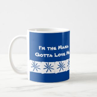 Navy Blue Mother's Day Coffee Mug