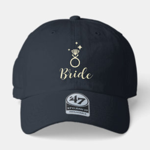 Navy Blue Nautical Bachelorette Bride 47 Brand Hat