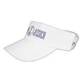 Navy Blue Nautical Boat Anchor & Blue Wreath Visor (Angled)