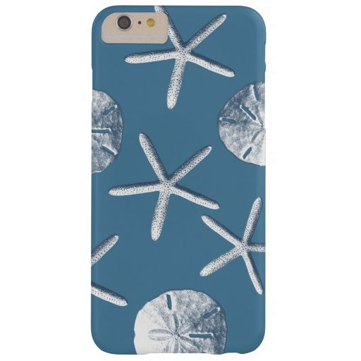 Navy Blue Nautical Seashells iPhone 6 Plus Case