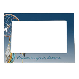 Navy Blue Ombre Dream catcher  Magnetic Frame