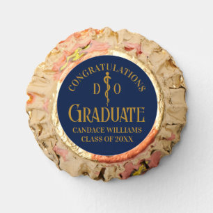 Navy Blue Osteopathic Medical School Graduation Reese's Peanut Butter Cups