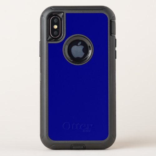 Navy Blue Otterbox Defender iPhone X Case