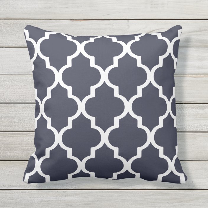 navy blue outdoor pillows