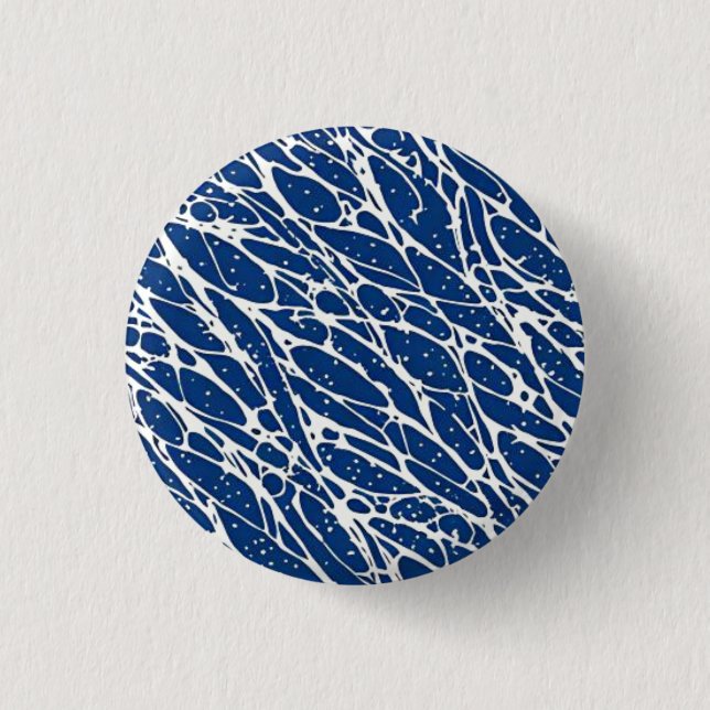 Navy blue pattern button (Front)
