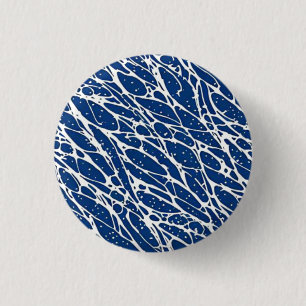 Navy blue pattern button