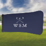 Navy Blue Personalized Monogram Golf Clubs Golf Head Cover