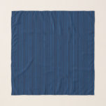 Navy blue pinstripes scarf<br><div class="desc">Navy blue pinstripes</div>