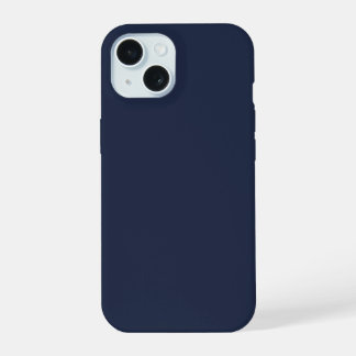 Navy Blue Plain Color Phone Case