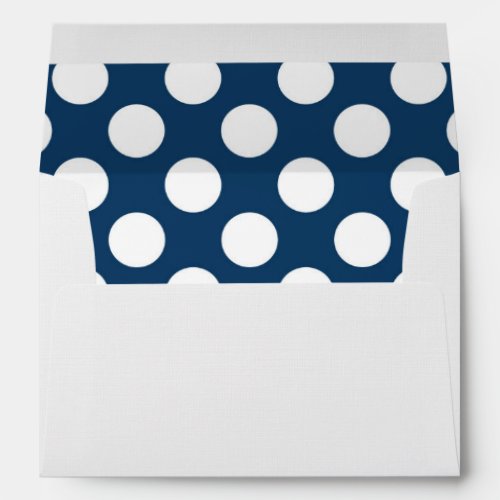 Navy Blue Polka Dots Polka Dot Pattern Dots Envelope