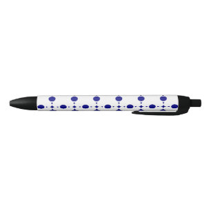 Navy Blue Polka Dots, Polka Dot Pattern, Dots Pen