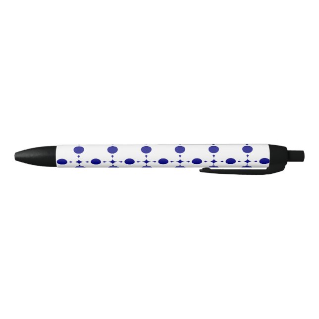 Navy Blue Polka Dots, Polka Dot Pattern, Dots Pen (Bottom)