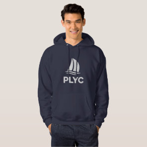 Navy Blue Pullover with White PLYC Logo