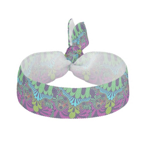 Navy Blue Rainbow Mod Hair Tie