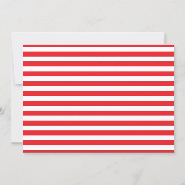 Navy Blue Red Circus Ticket  Circus Tent Birthday Invitation