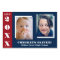 Navy Blue & Red Two Photos Graduation