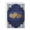 Navy Blue Rustic Wood Burlap Lace Lights Wedding