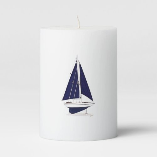 Navy Blue Sailboat candles