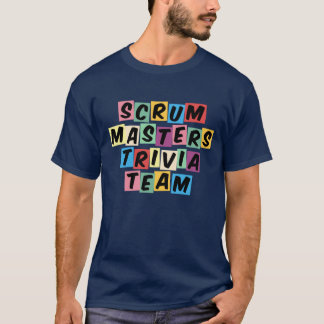 Navy Blue Scrum Masters Shirt