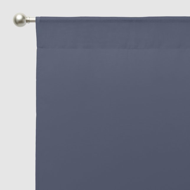 Navy Blue Sheer Curtains (Pocket)