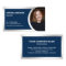 Navy Blue Silver Foil Real Estate Photo Realtor