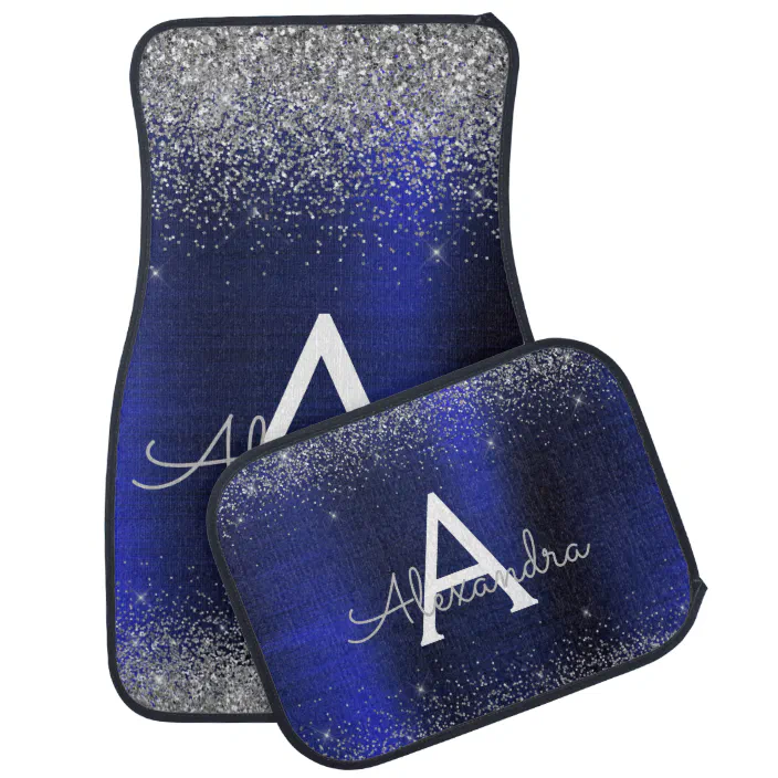 navy blue floor mats